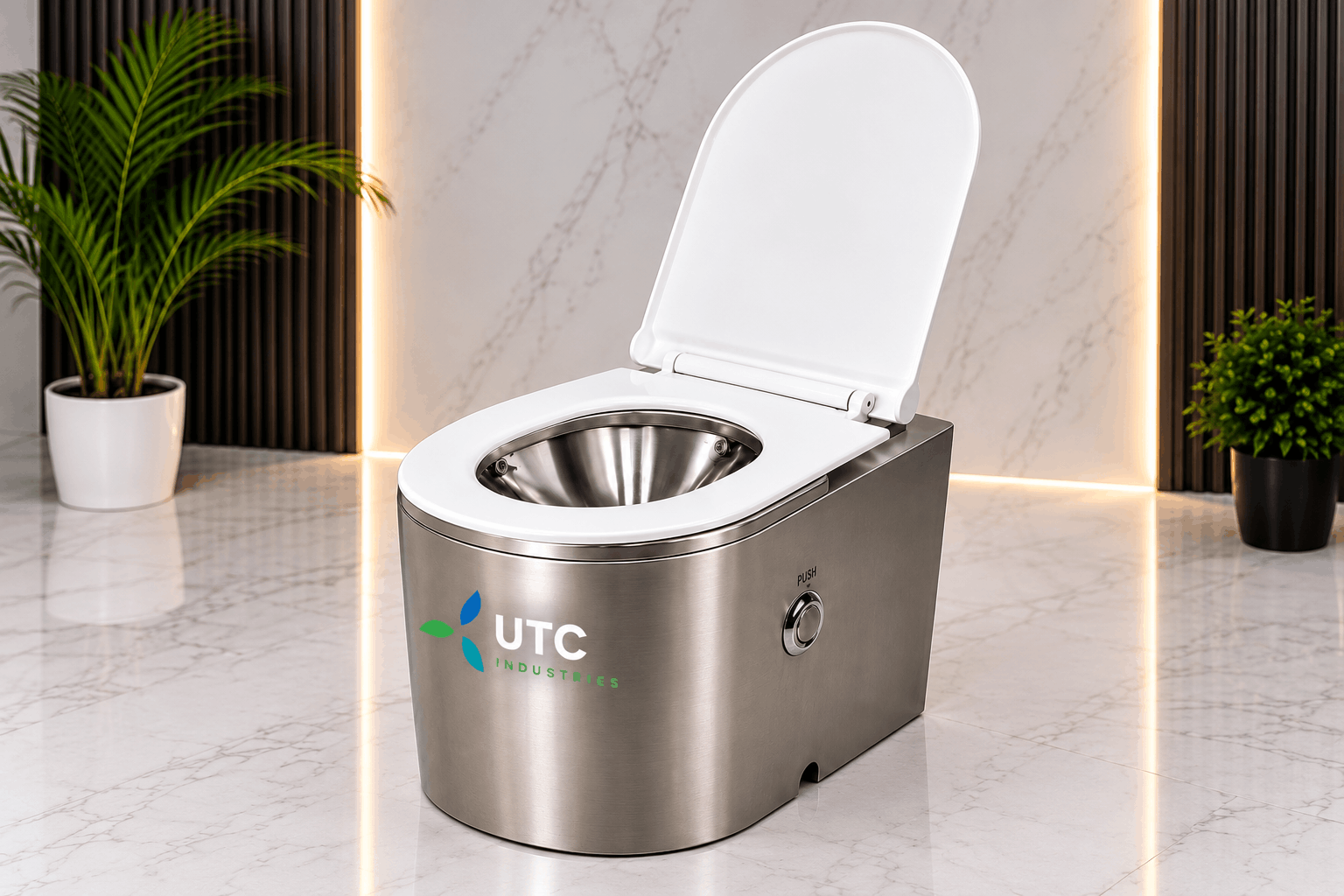 UTC Industries Vacuum Toilet