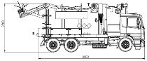General arrangement drawing — side view